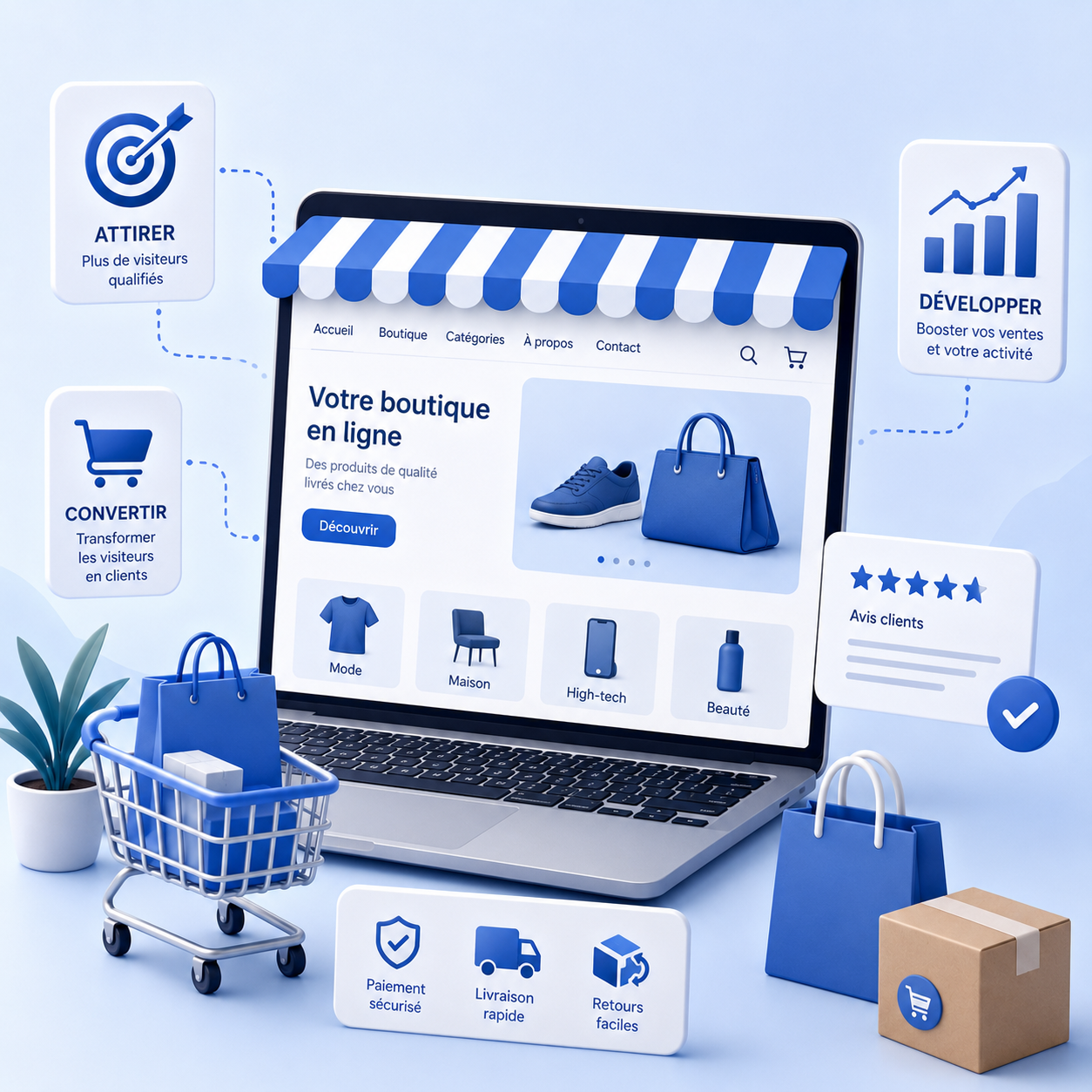 Les clés du e-commerce
